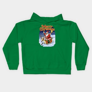 Merry Christmas Santa Kids Hoodie